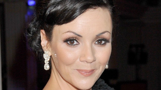 Martine McCutcheon in black dress