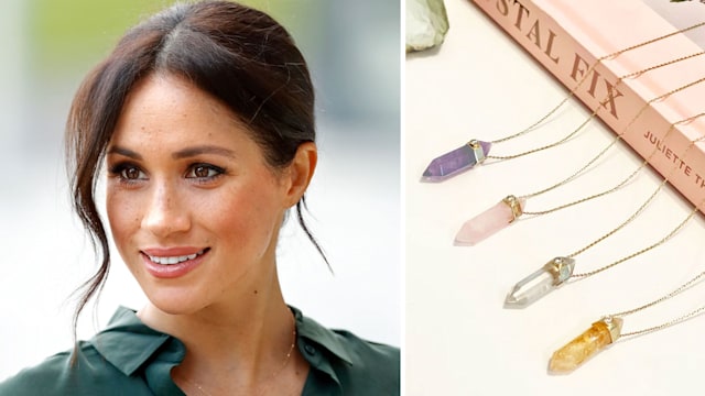 Meghan Markle's Clarity Crystal Necklace