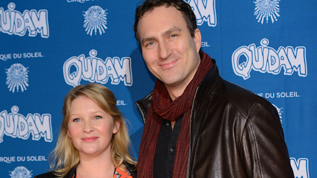 Joanna Page and James Thornton attend the VIP night for Cirque Du Soleil: Quidam at Royal Albert Hall on January 7, 2014 