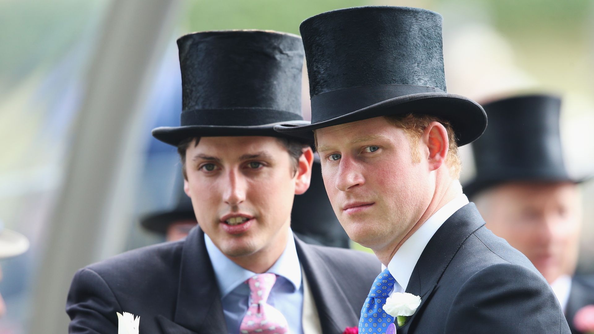 Jake Warren and Prince Harry at Royal Ascot