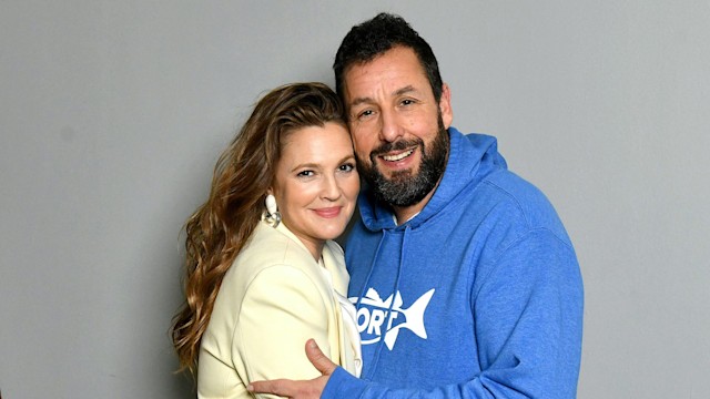 Drew Barrymore and Adam Sandler attend Netflix's Hustle New York City SAG Screening at DGA Theater on October 26, 2022 in New York City