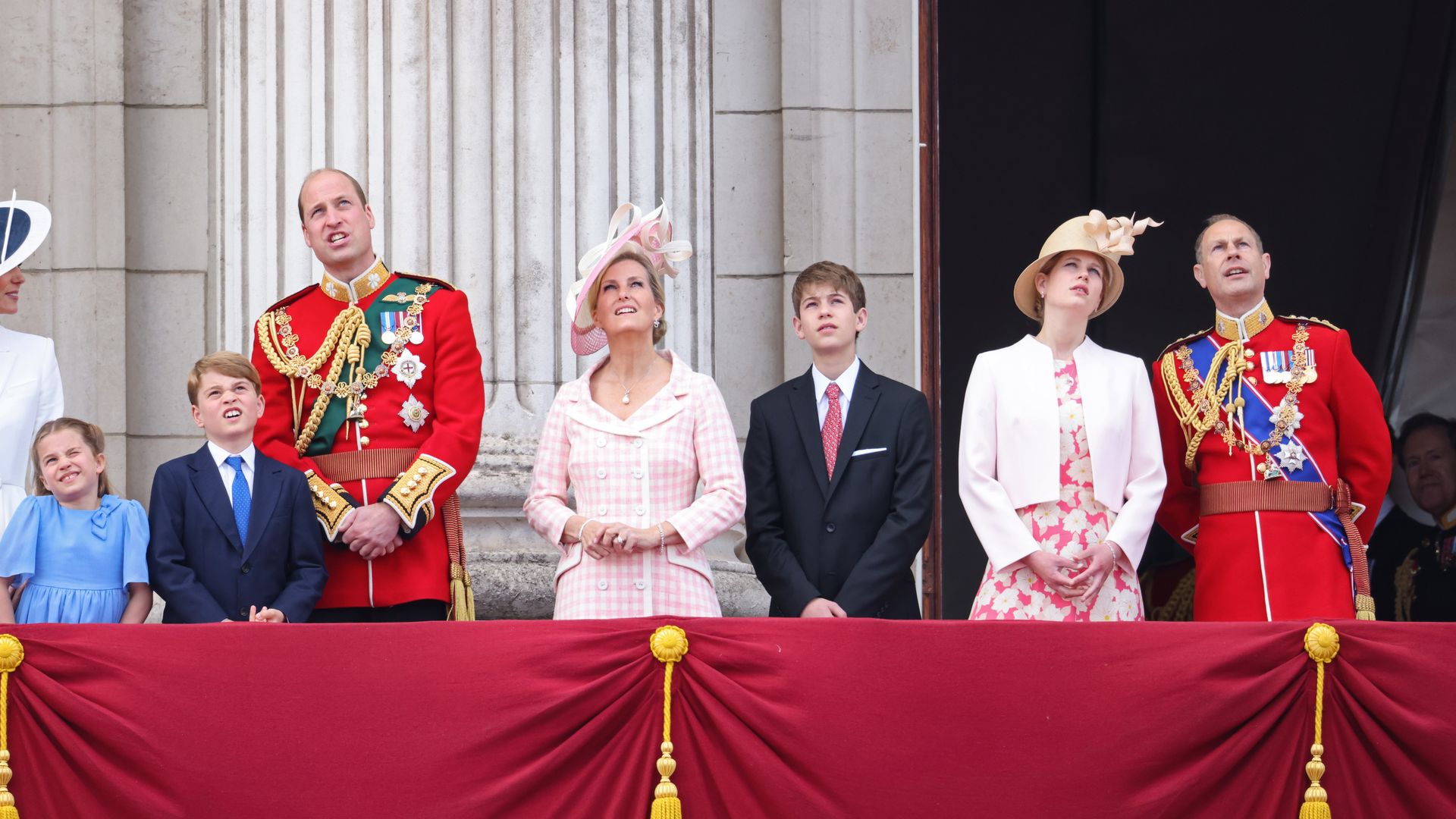 Prince George on balcony at Trooping the Colour 2022