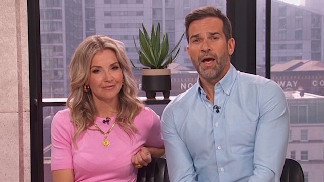 Helen Skelton and Gethin Jones on Morning Live