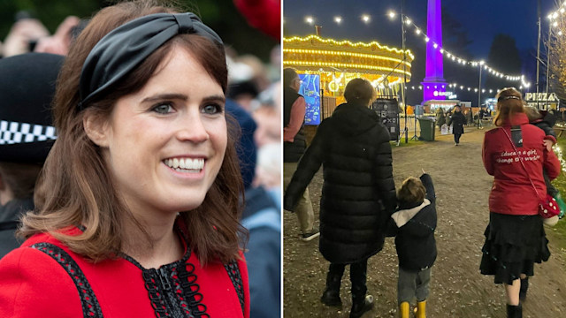 Princess Eugenie at Windsor Christmas event