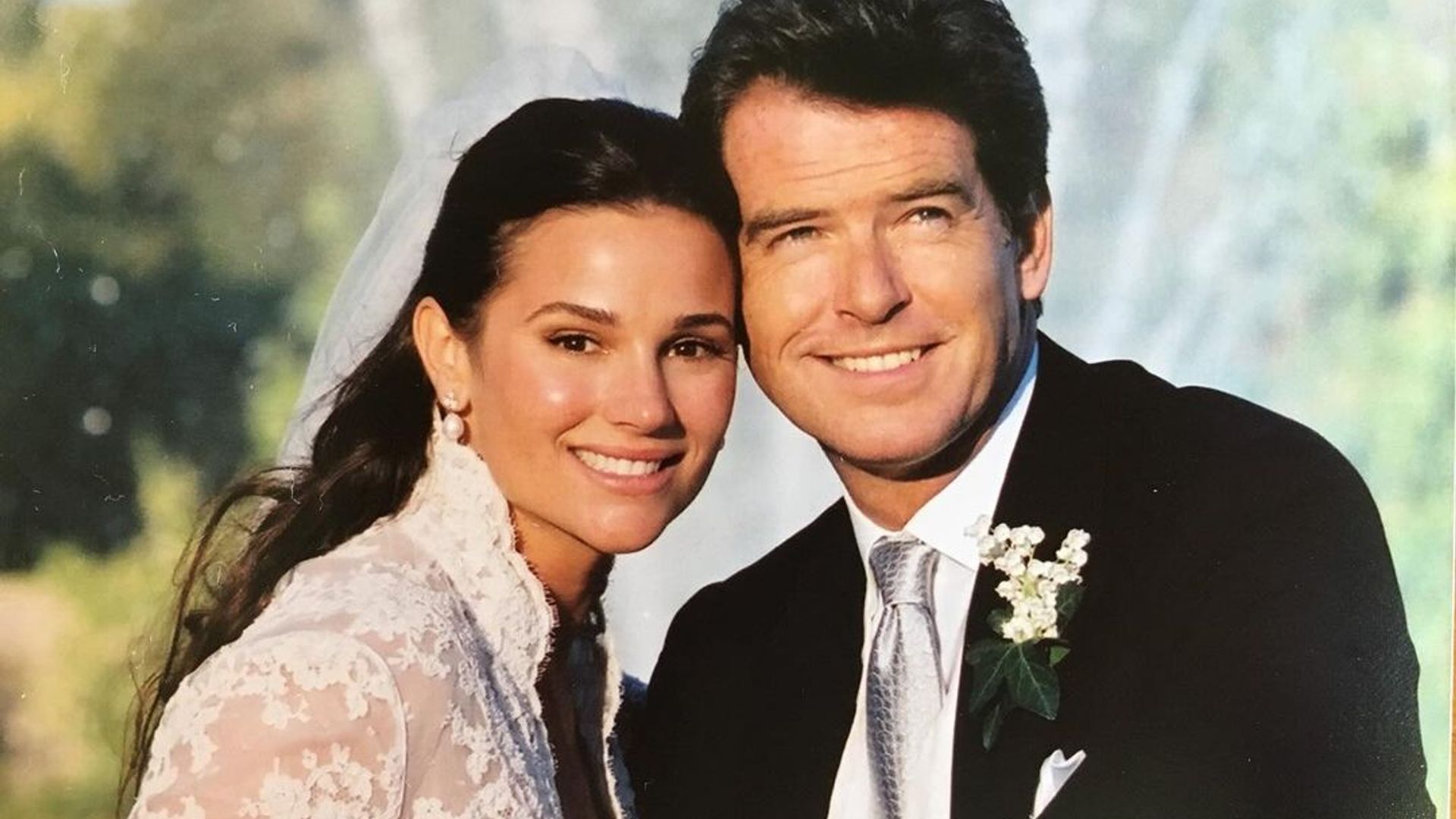 Keeley and Pierce's wedding day