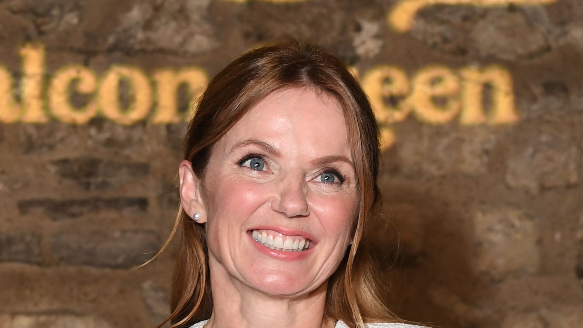 Geri Halliwell-Horner shows off svelte physique in waist-cinching dress