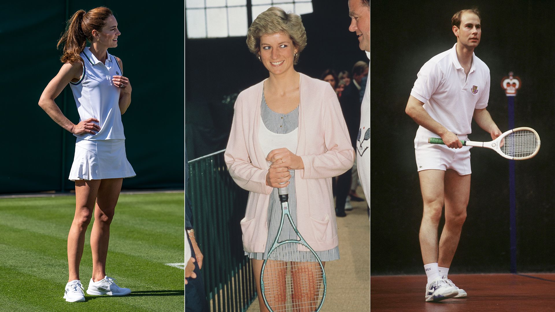 5 royals looking ace in tennis kit: Princess Kate, Princess Diana, Prince Edward and more