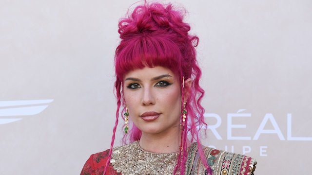 Halsey attends Gold House Hosts 2024 Inaugural Gold Gala at The Music Center on May 11, 2024 in Los Angeles, California.  (Photo by Olivia Wong/FilmMagic)