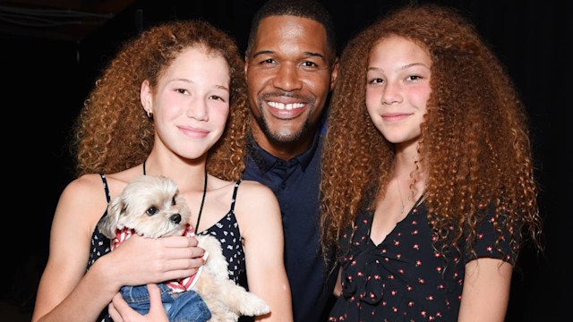 gma michael strahan twins divides fans