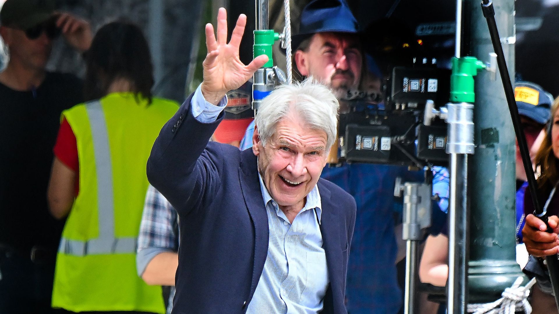 Legendary actor Harrison Ford films 'Shrinking' in Pasadena