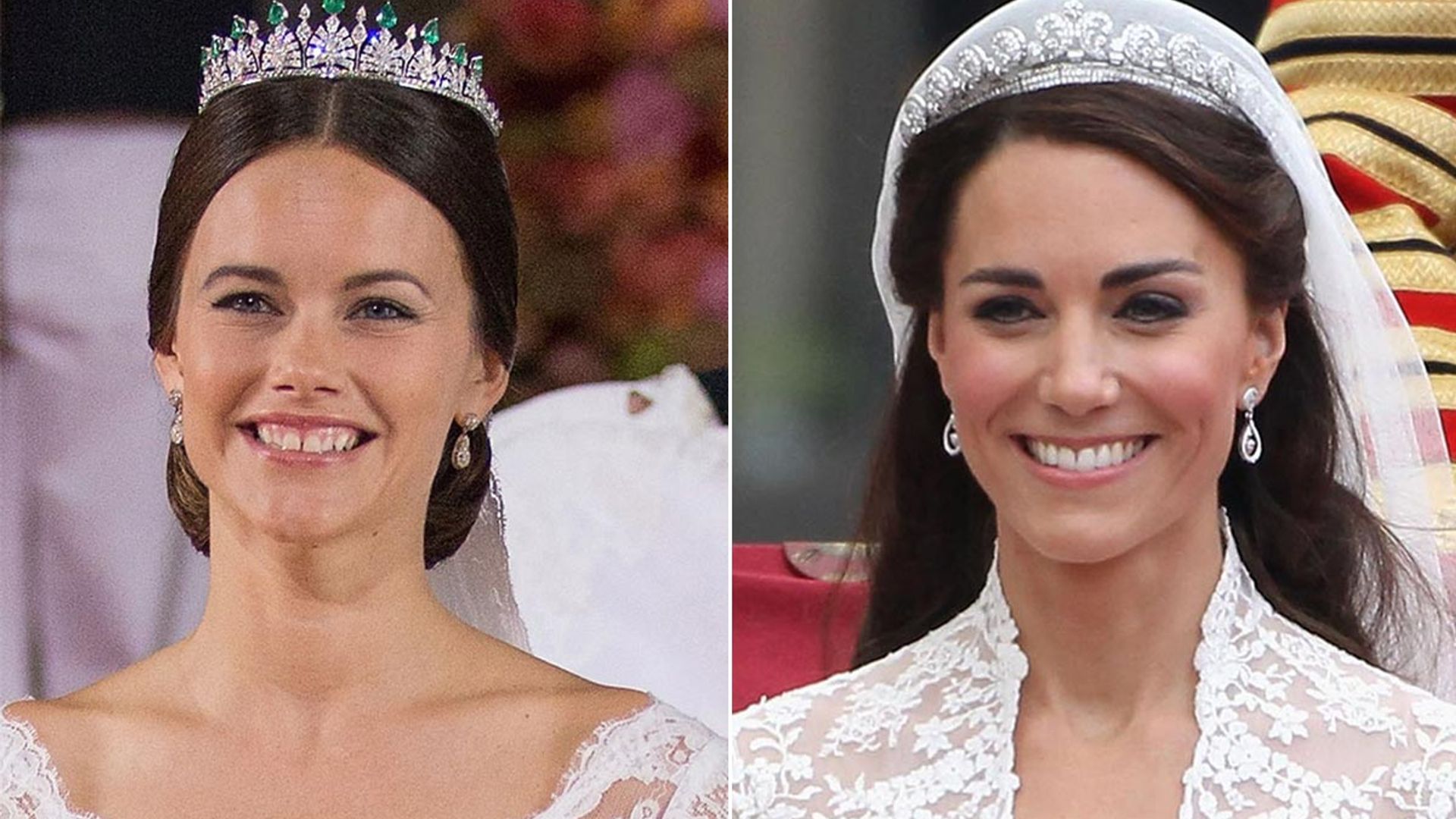 Princess Sofia's ethereal bridal gown has major similarities to Kate