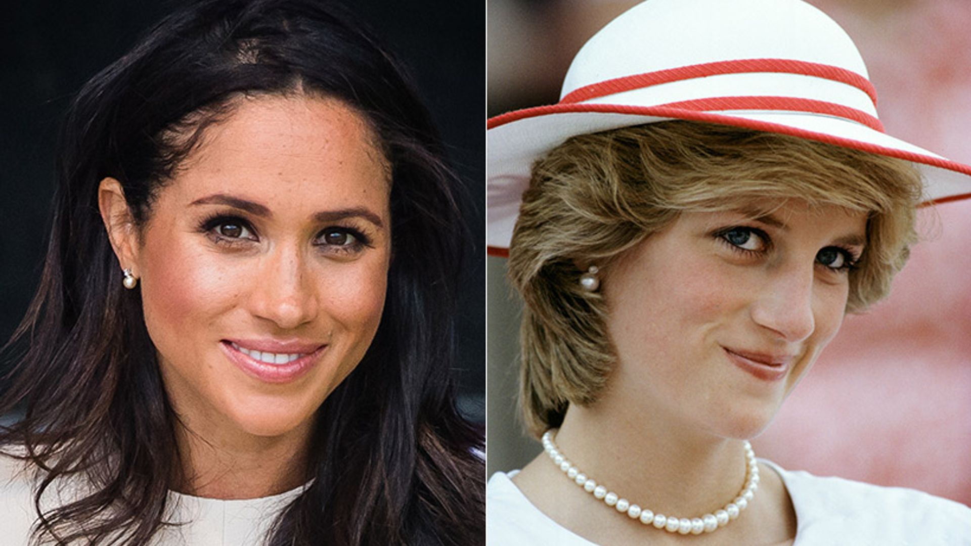 meghan markle princess diana earrings