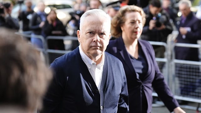 Former BBC broadcaster Huw Edwards arrives at Westminster Magistrates' Court, London