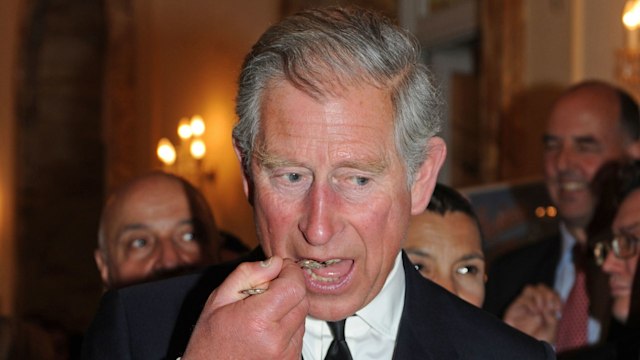 Prince Charles And The Duchess Of Cornwall, On An Official Visit To Italy Attend A Slow Food Reception, In Rome. . (Photo by Mark Cuthbert/UK Press via Getty Images)