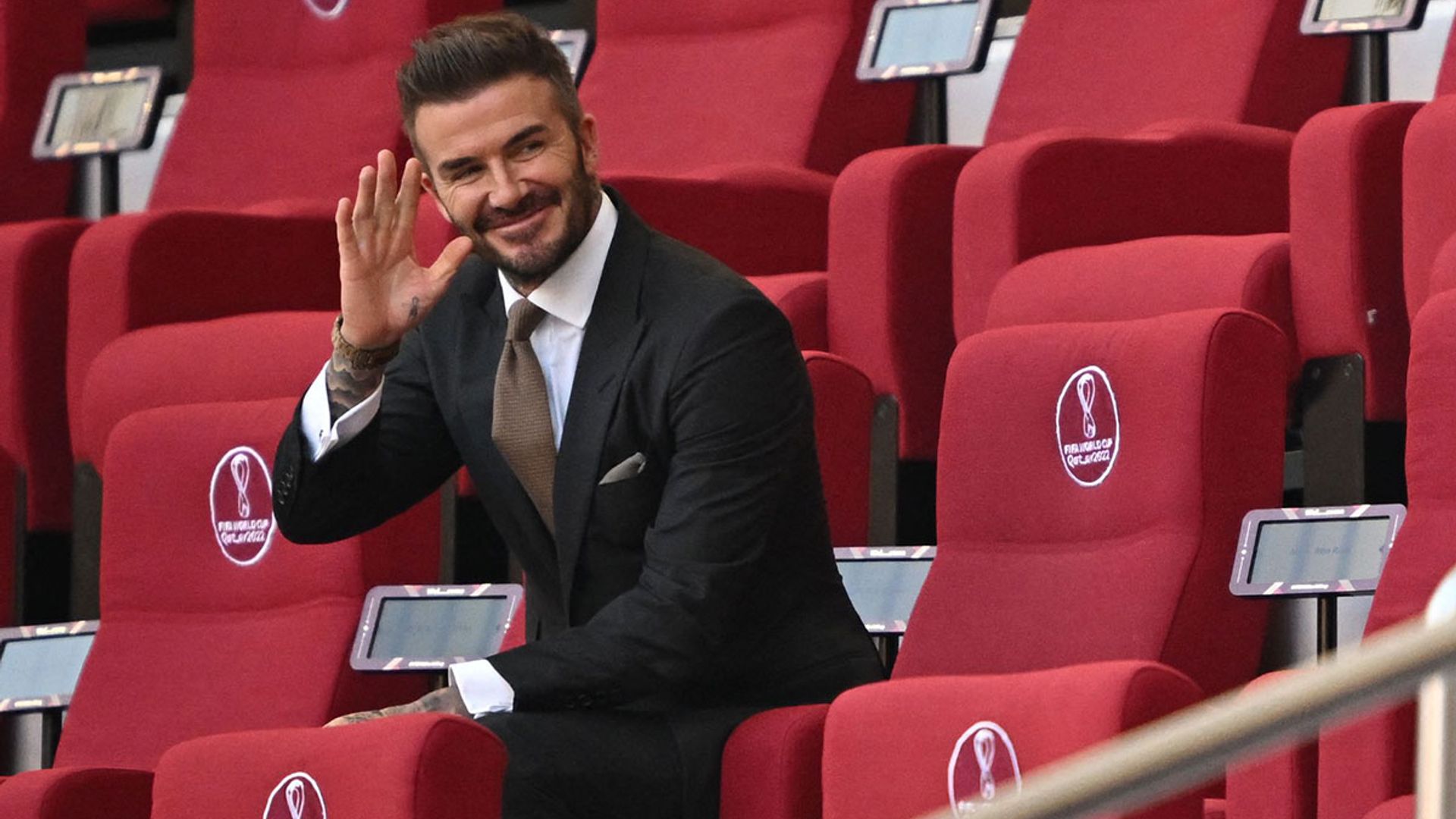 David Beckham supports England team at Qatar World Cup amid controversy