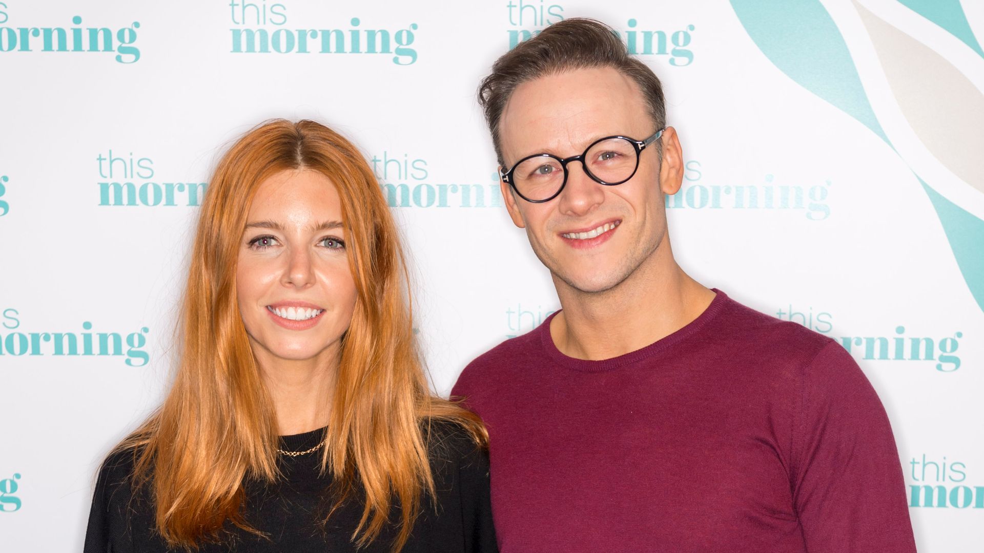 Stacey Dooley standing with Kevin Clifton