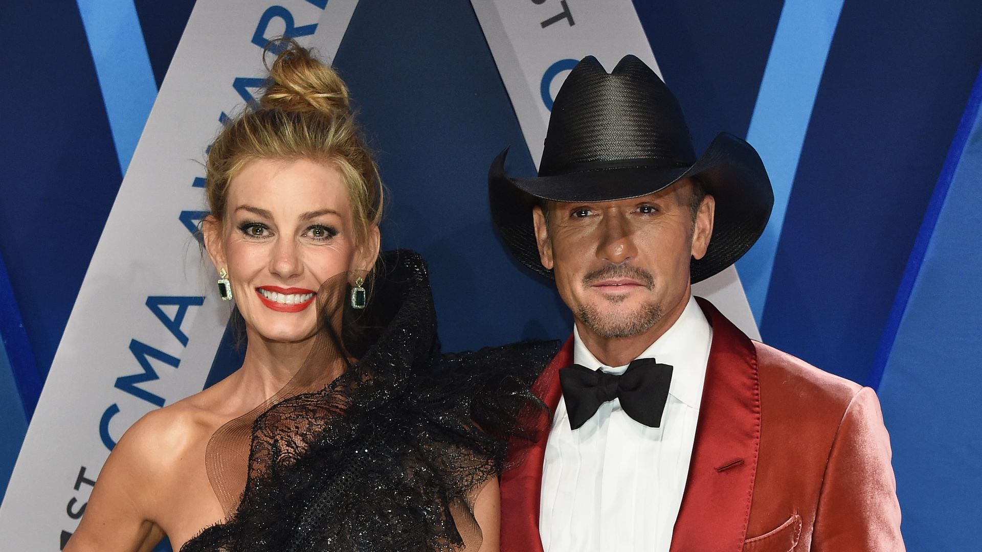 Tim McGraw and Faith Hill at the CMA Awards