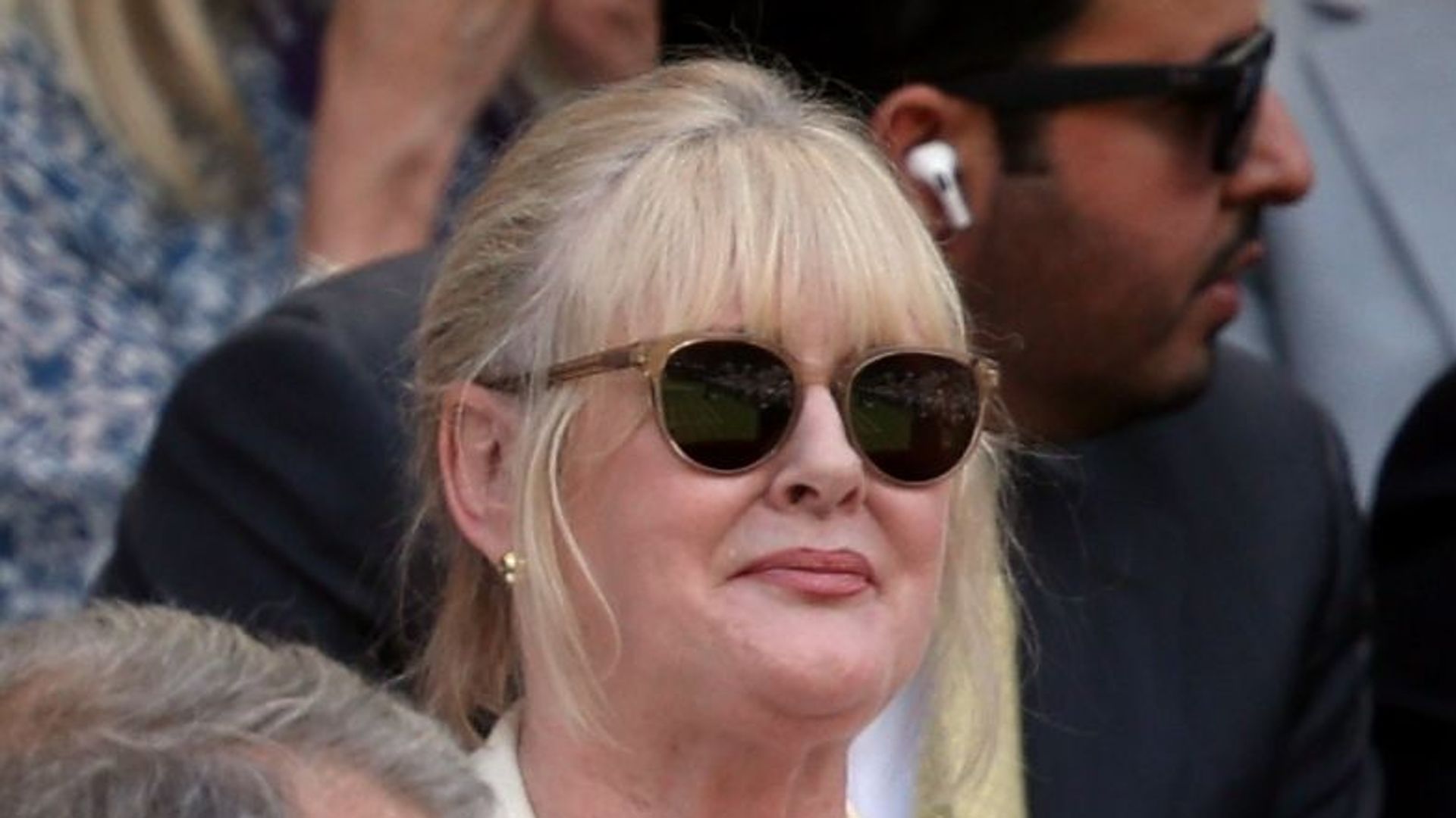 Happy Valley's Sarah Lancashire makes ultra-rare appearance at Wimbledon with husband
