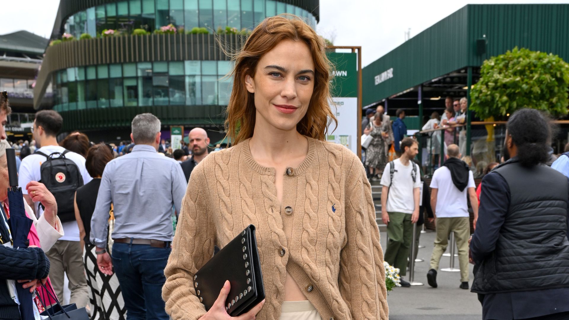 Alexa Chung wore the chicest dress to her brother's wedding