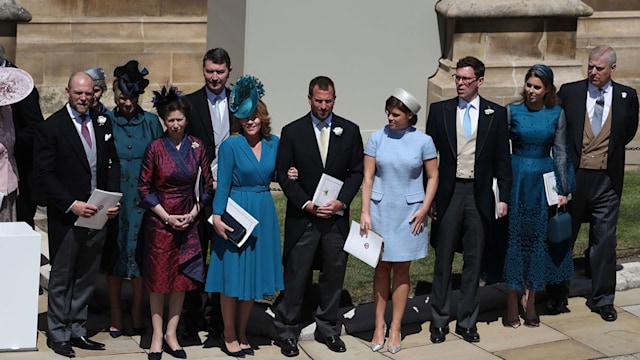 royal family harry wedding