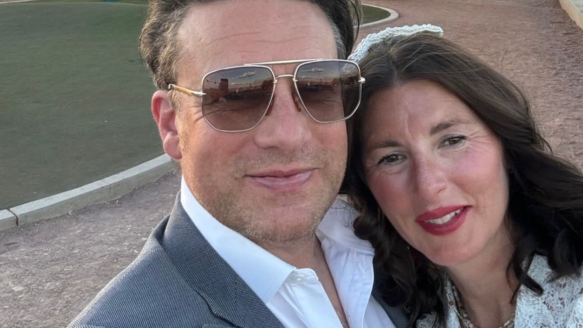 Jamie and Jools Oliver in Las Vegas as they renew their wedding vows
