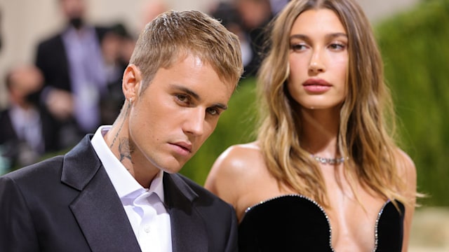 Hailey and Justin Bieber at the 2021 met gala