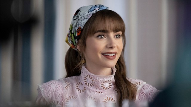 Lily Collins as Emily Cooper in Emily in Paris