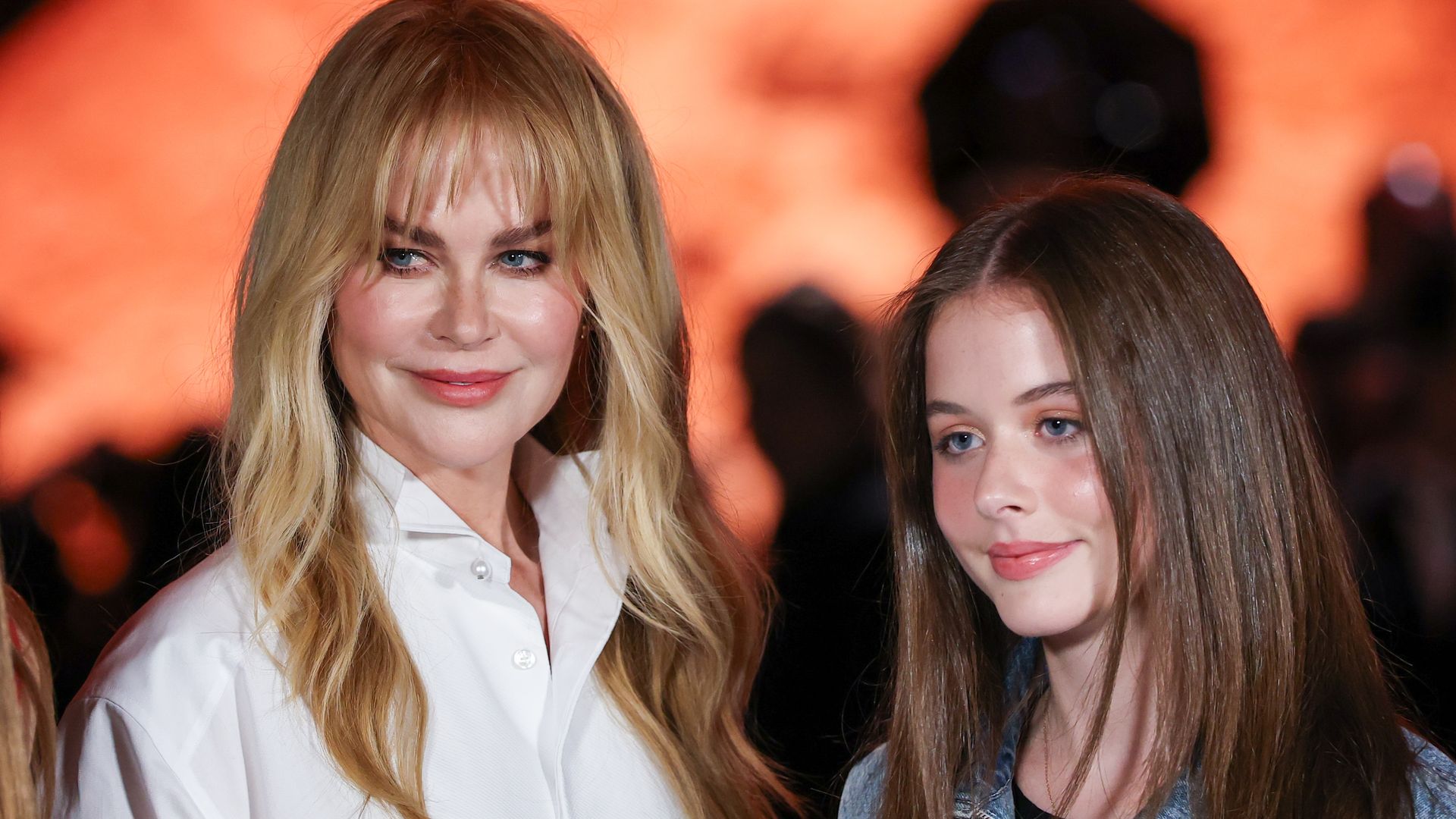 Nicole Kidman and daughter Faith 