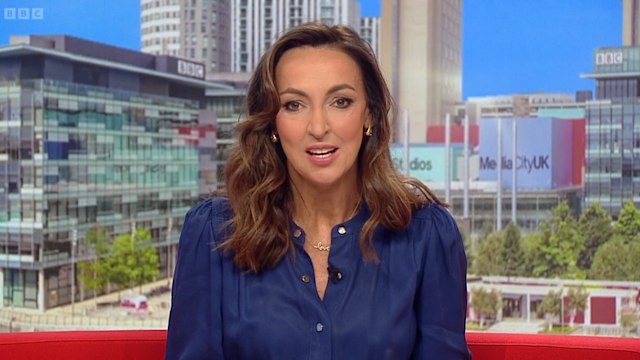 Sally Nugent on BBC Breakfast