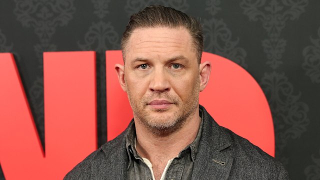 close-up of actor on red carpet 