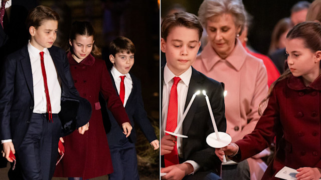 Best photos of George, Charlotte and Louis at carol concert