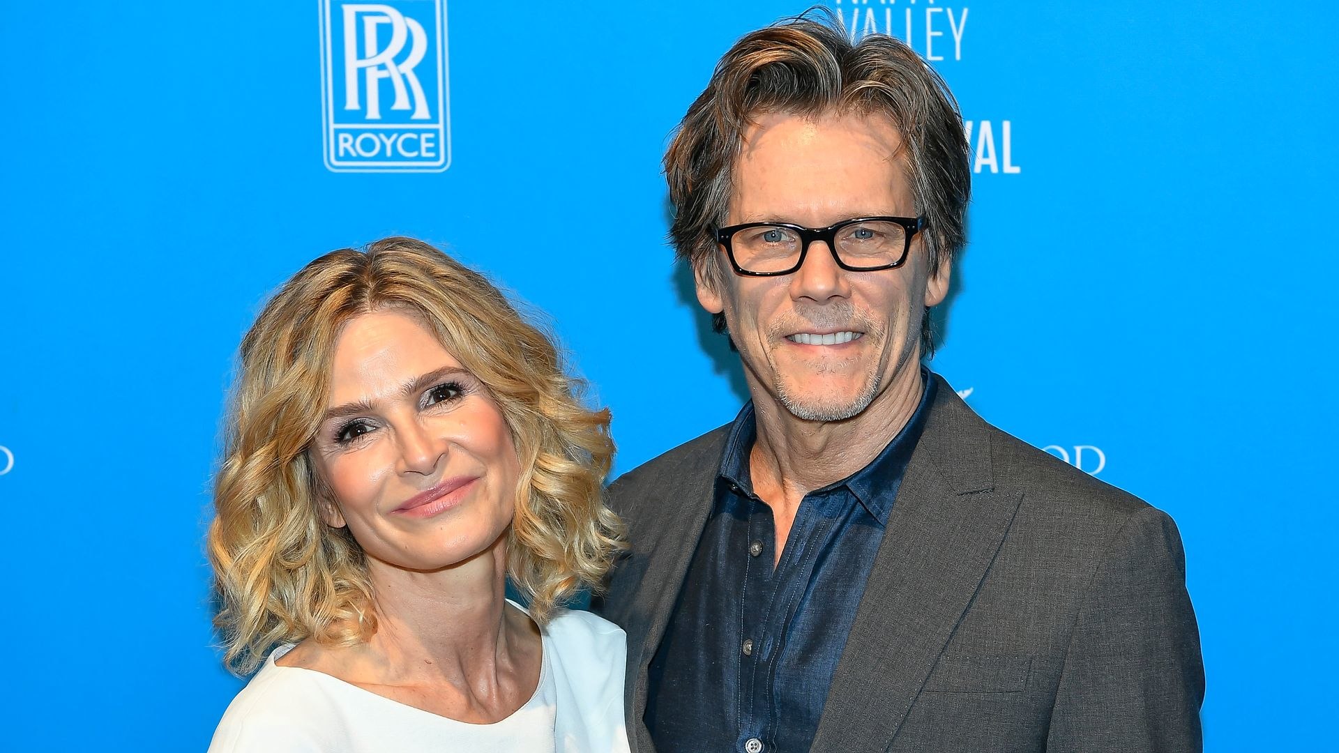 Kyra Sedgwick and Kevin Bacon attend the Napa Valley Film Festival Celebrity Tributes at the Lincoln Theatre