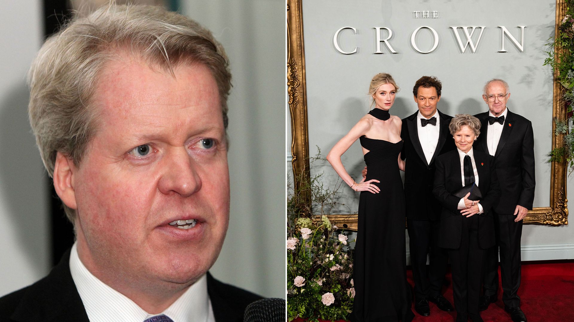 Split of Earl Spencer and The Crown cast