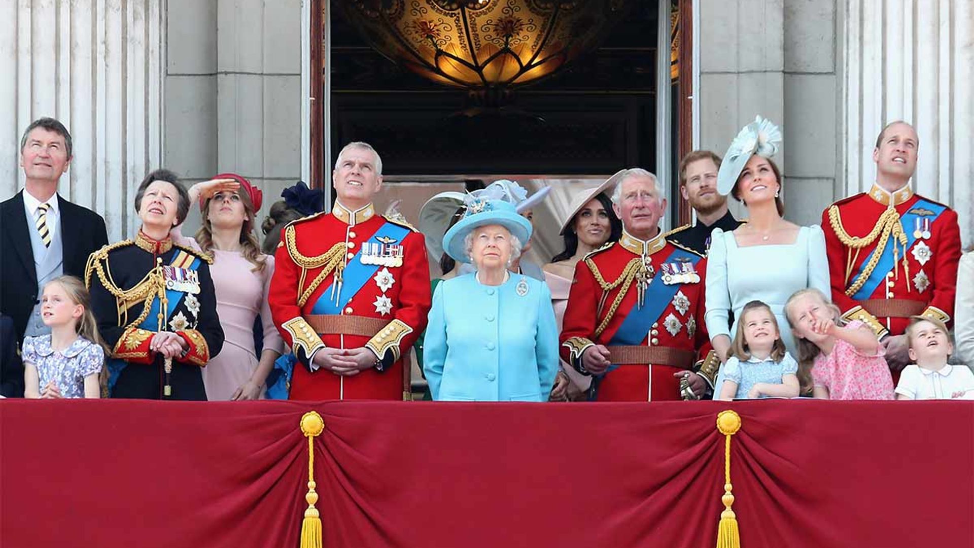 royal family trooping the colour