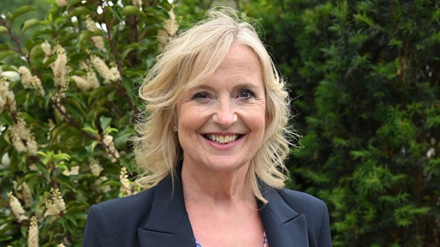 Carol Kirkwood at the Chelsea Flower Show