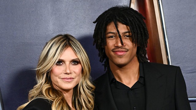Heidi Klum, Henry Samuel at the 2025 American Music Awards held at the Fontainebleau Las Vegas on May 26, 2025 in Las Vegas, Nevada.