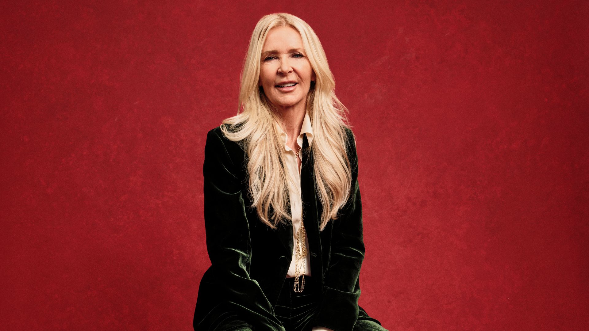 Amanda Wakeley posing for HELLO!'s Power List party in London