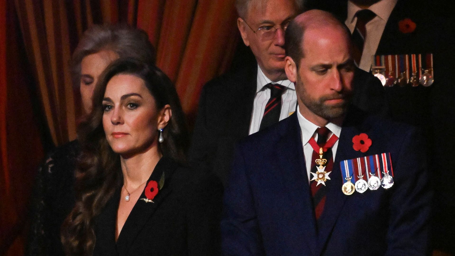Kate Middleton and Prince William at the Festival of Remembrance