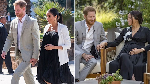 meghan markle baby bumps compared