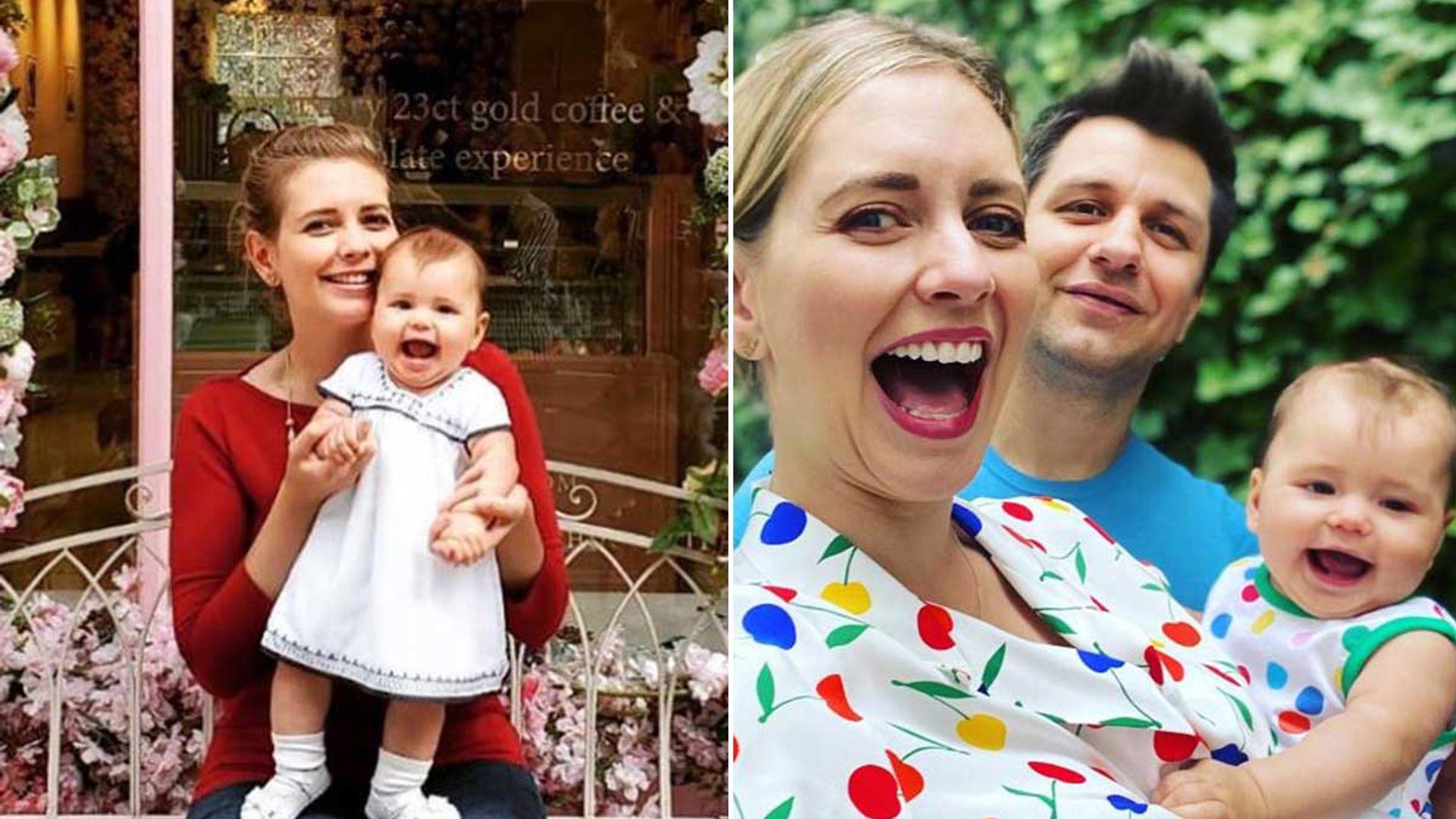Rachel Riley and Pasha Kovalev share stunning family portraits with baby Maven