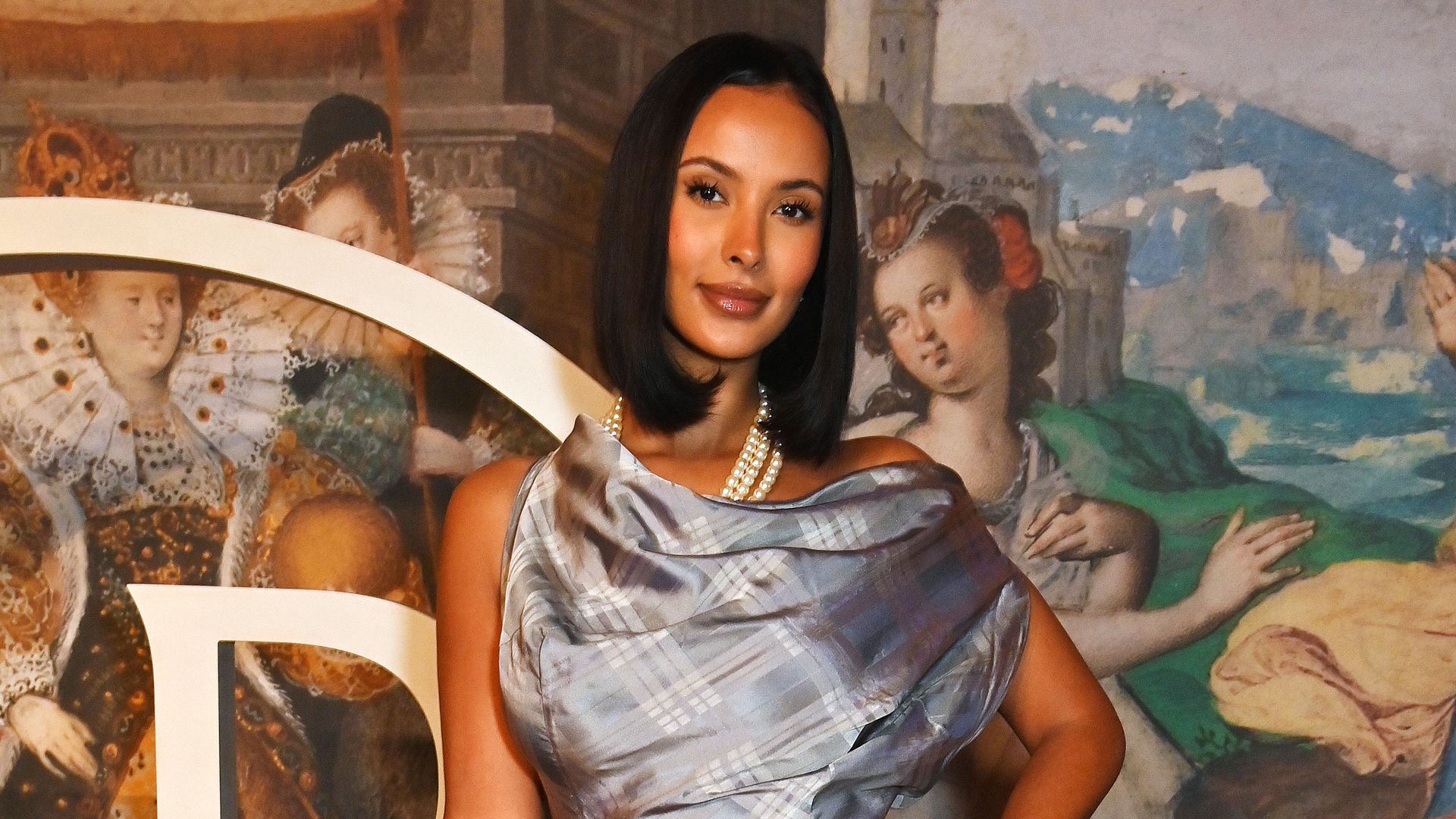 Maya Jama oozes classic cool-girl glamour in spring 2024's biggest jewellery trend