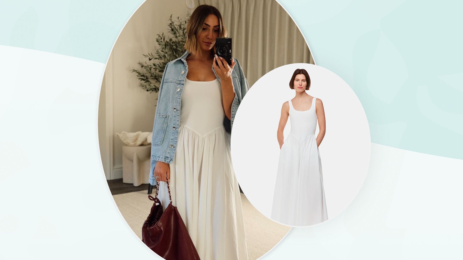 Frankie Bridge has found the perfect white summer dress for curvy girls - and it's now on sale
