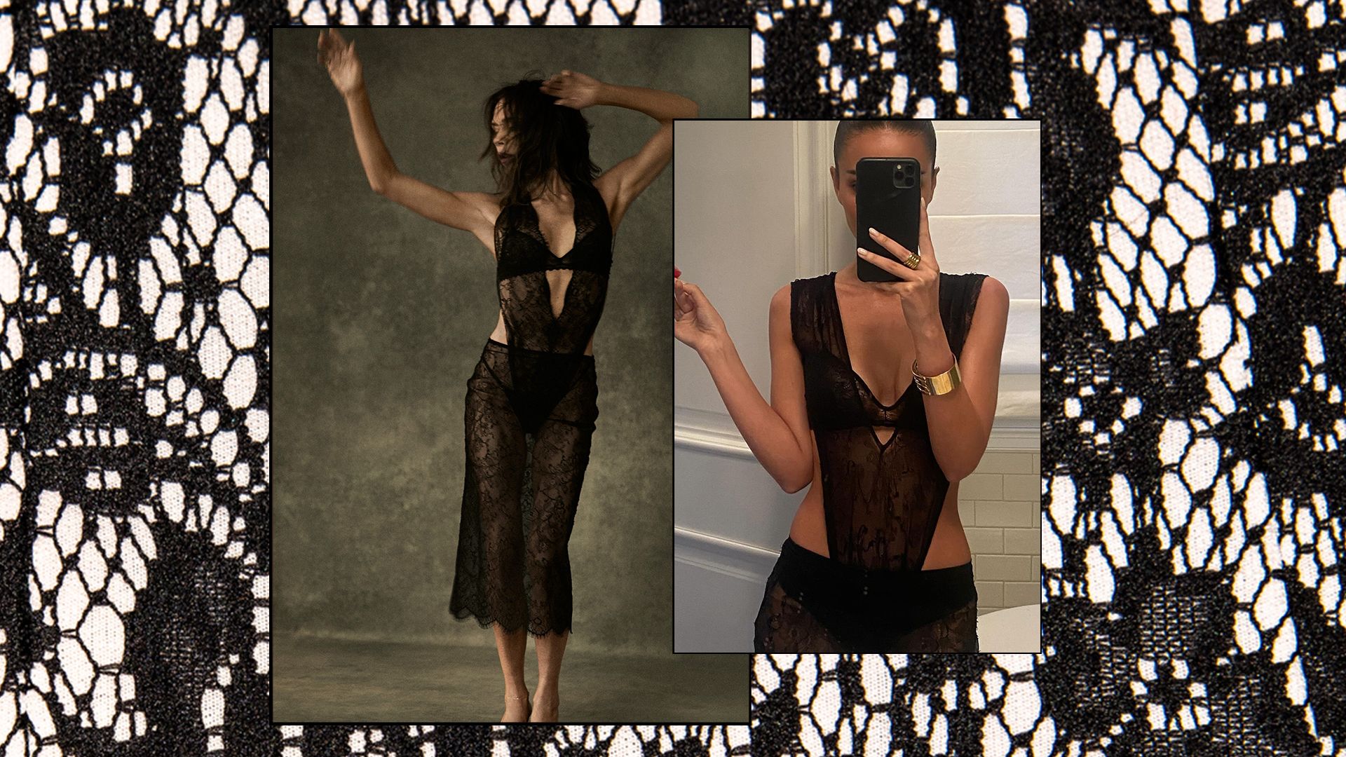 Victoria Beckham wears same sheer lace dress as Cruz's 29-year-old girlfriend