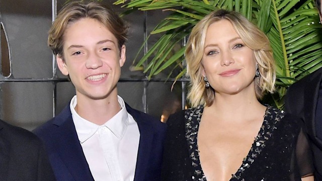 kate hudson son ryder rare photo transformation