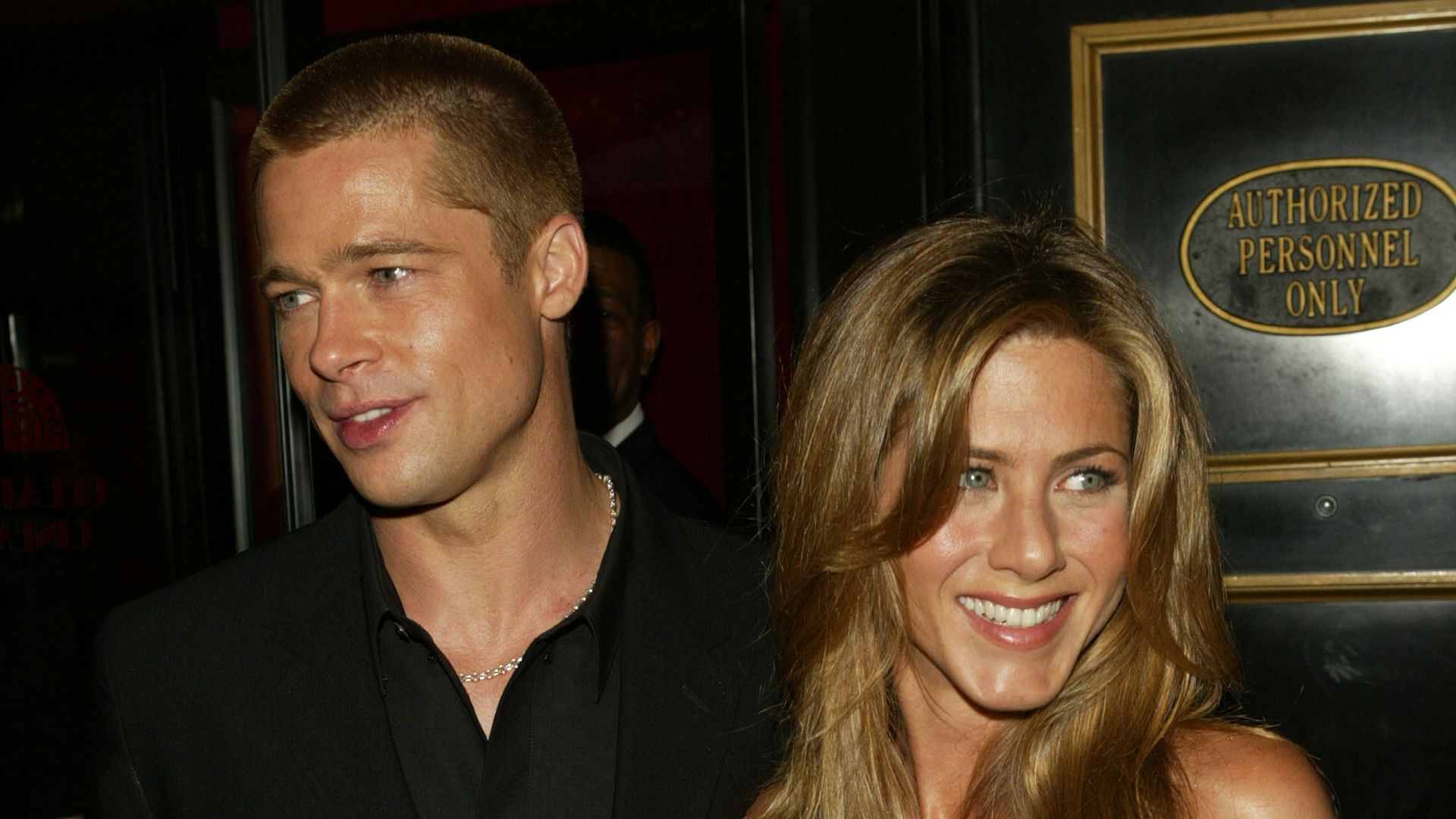 Brad Pitt and Jennifer Aniston attend the premiere of "Troy" on May 10, 2004 in New York City