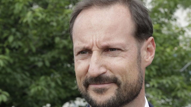 Headshot portrait of Haakon, Crown Prince of Norway, at the United Nations in New York City, New York\