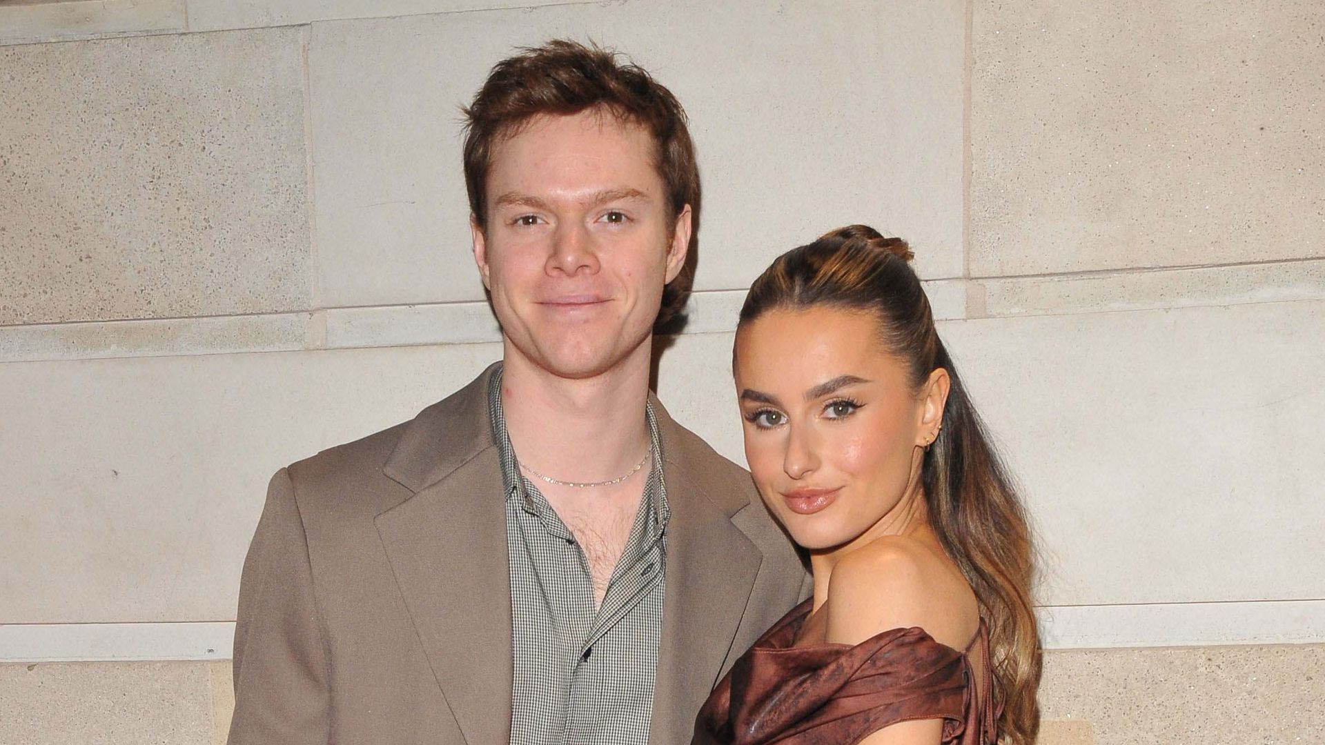 Ben Joyce standing with Amber Davies