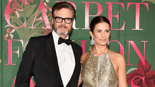 Colin Firth and Livia Firth at The Green Carpet Fashion Awards, Italia 2019