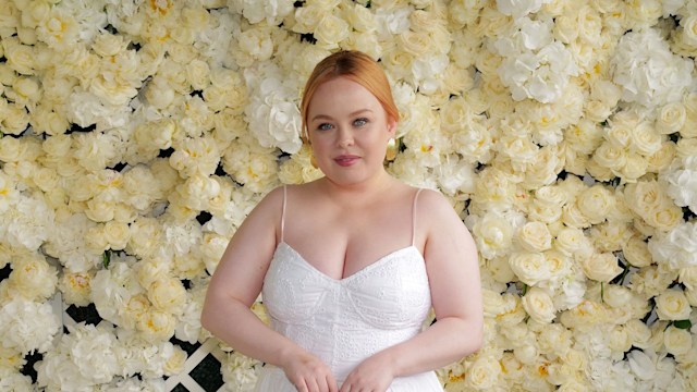 Nicola Coughlan, wearing Ralph Lauren, attends the Polo Ralph Lauren & British Vogue event during The Championships, Wimbledon at All England Lawn Tennis and Croquet Club on July 09, 2023 in Wimbledon, England. (Photo by Darren Gerrish/WireImage)