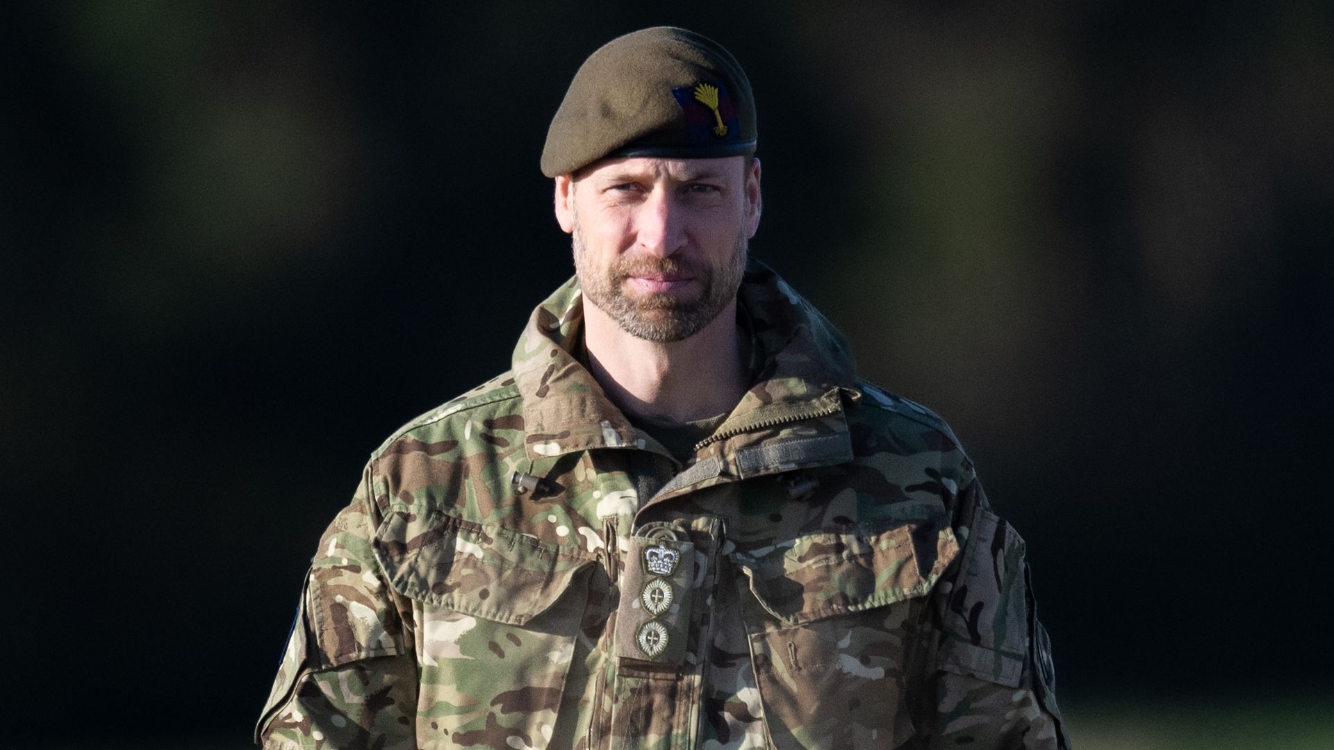 Prince William dons camouflage ahead of joint appearance with wife Kate